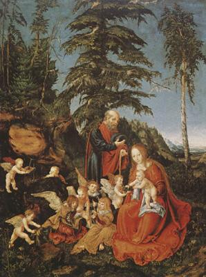 CRANACH, Lucas the Elder Rest on the Flight to Egypt (mk08) china oil painting image